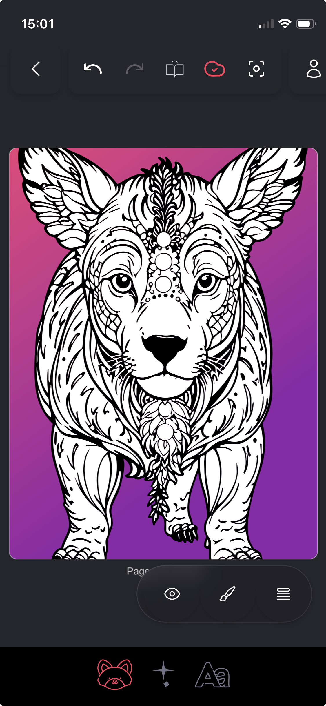 Composition graphique Canva-like